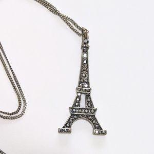 Cute Eiffel Tower Charm Pendant Necklace